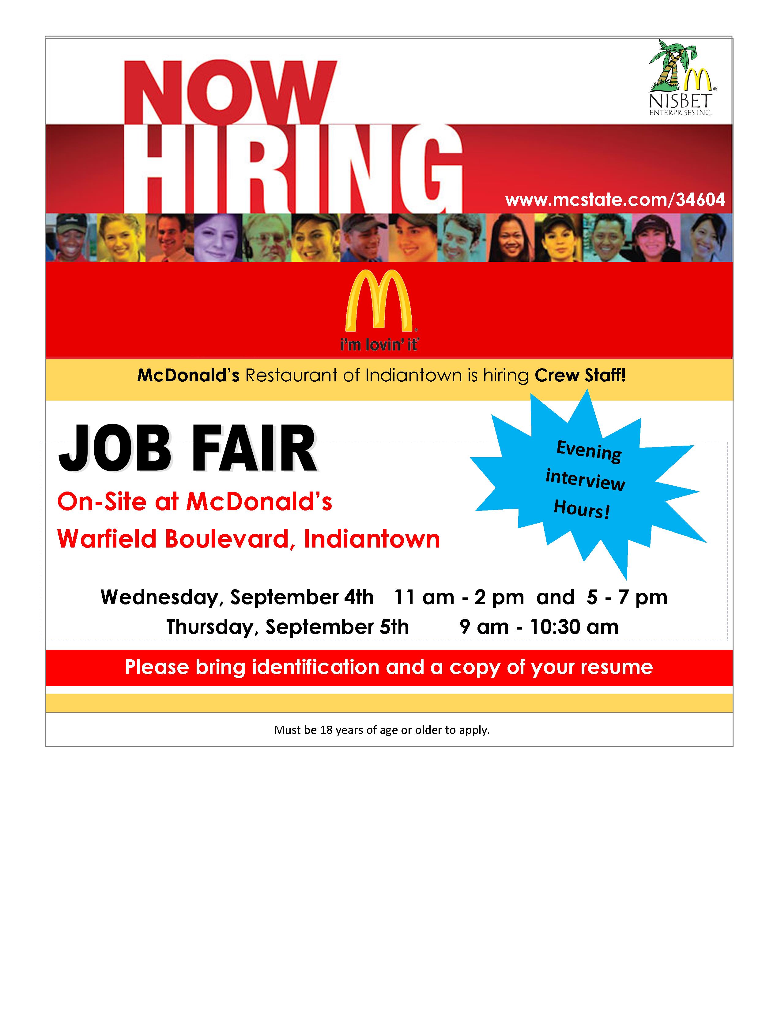 What is mcdonalds hiring process